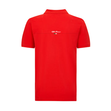 ALFA ROMEO MENS POLO RED